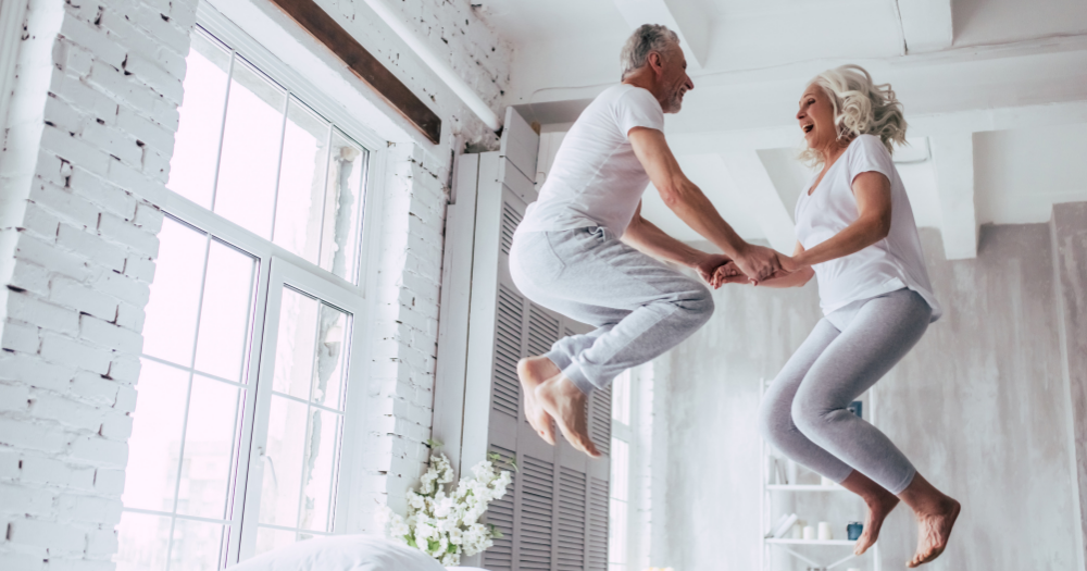 couple excited over mortgage