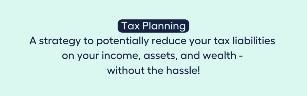 Tax Planning Definition