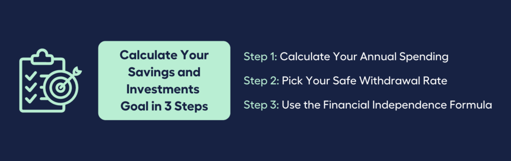 How to Calculate Your Savings and Investments Goal in 3 Steps