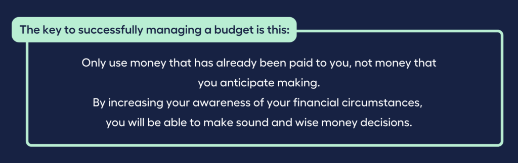 Key To Successfully Managing A Budget