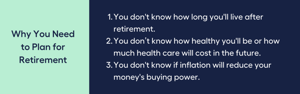 Why You Need to Plan for Retirement