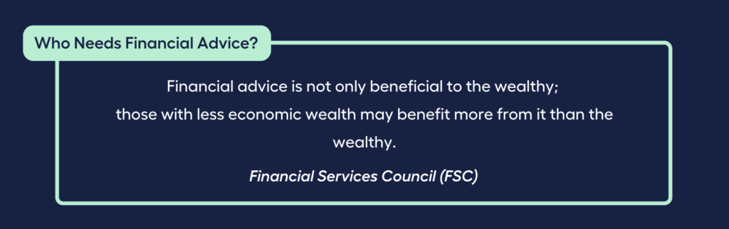 Who Needs Financial Advice