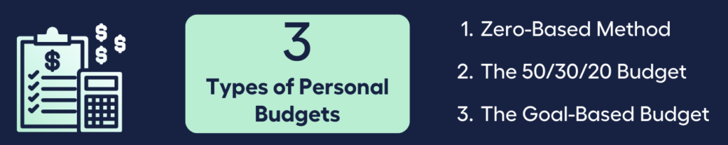 3 Types of Personal Budgets
