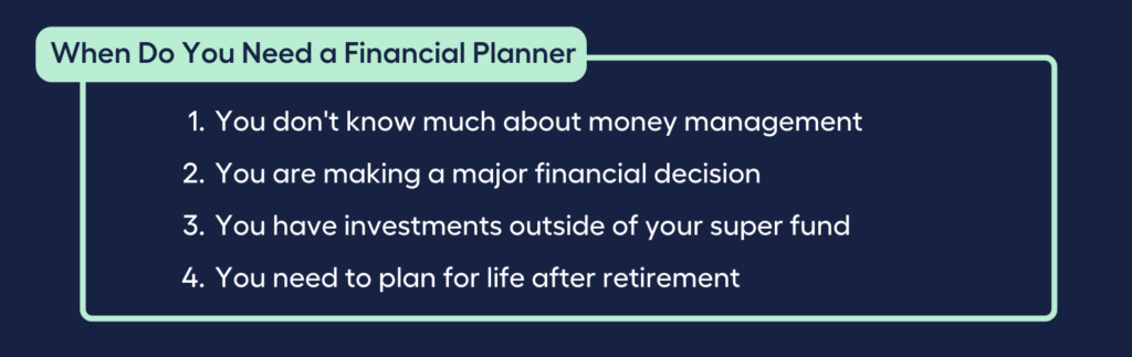 When Do You Need a Financial Planner