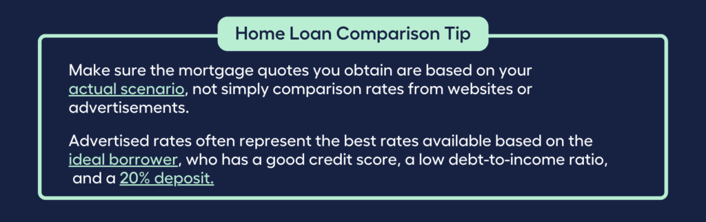 Home Loan Comparison Tip