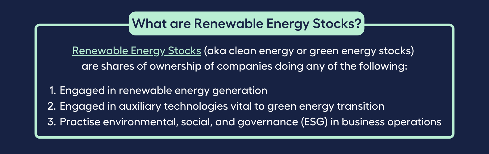 Should You Invest In Renewable Energy Stocks? - My Money Sorted