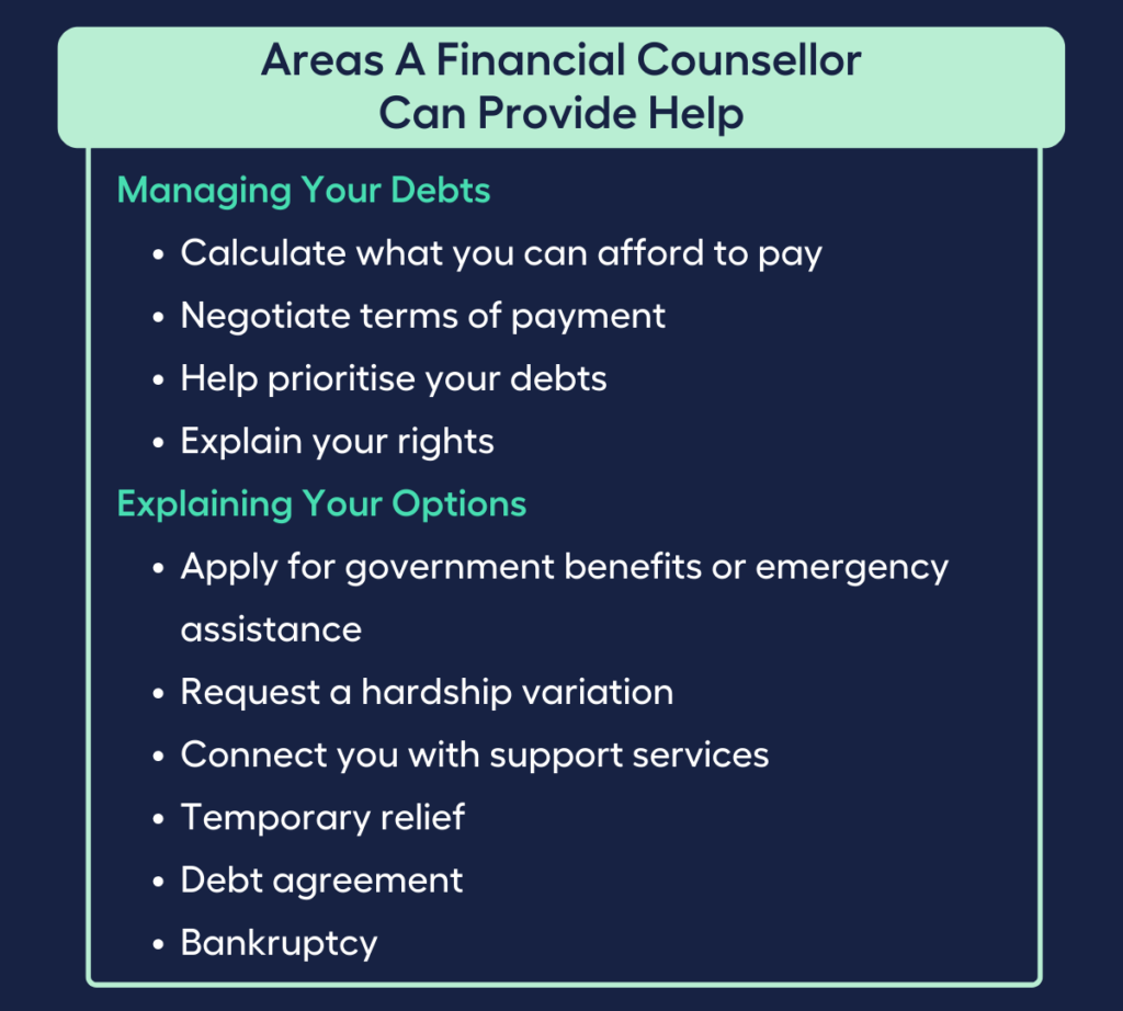 Where A Financial Counsellor Can Give Help