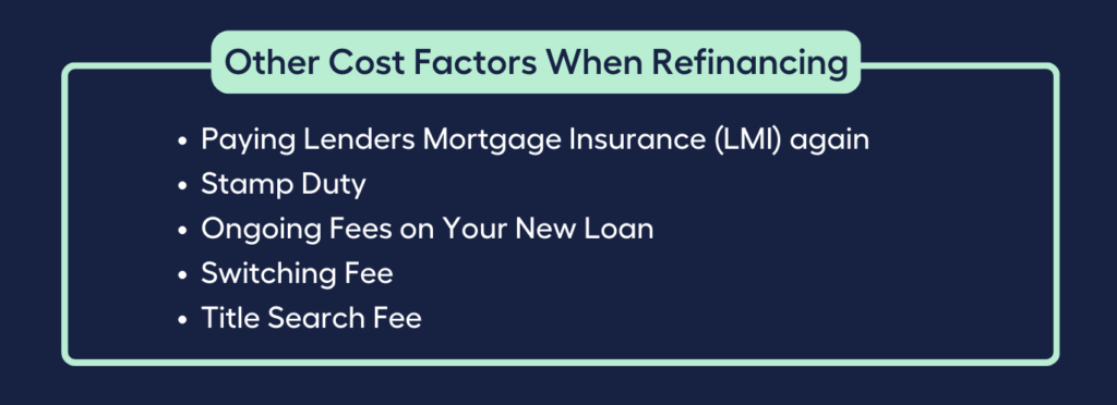 Other Cost Factors When Refinancing