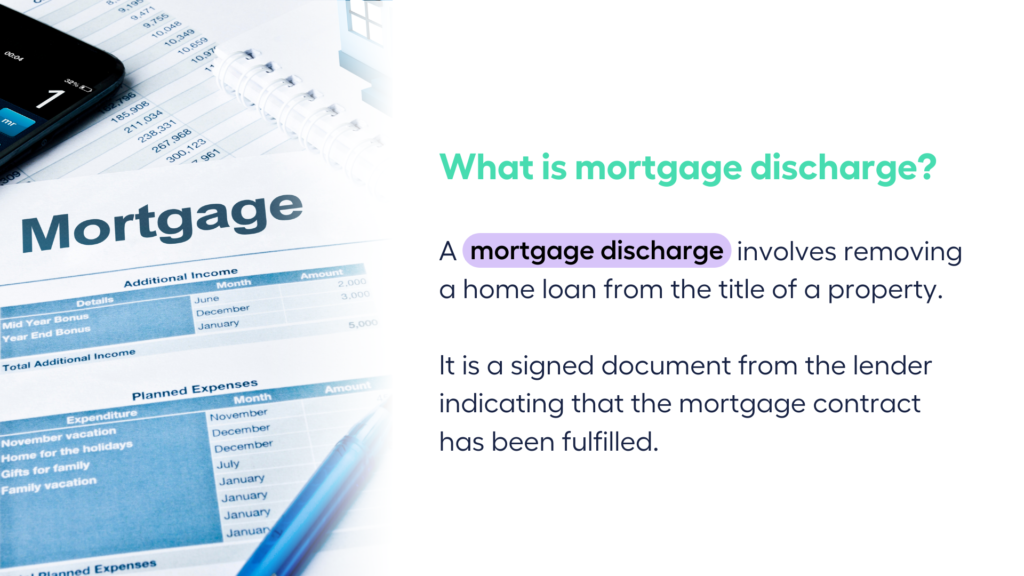 What is mortgage discharge?