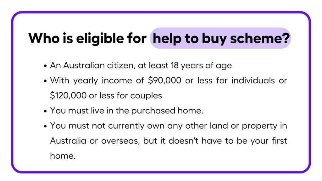 Who is eligible for help to buy scheme?